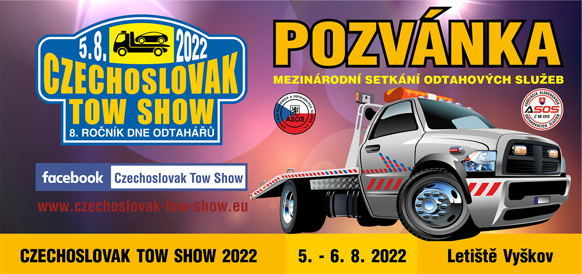 Pozvánka na Czechoslovak Tow Show 2022